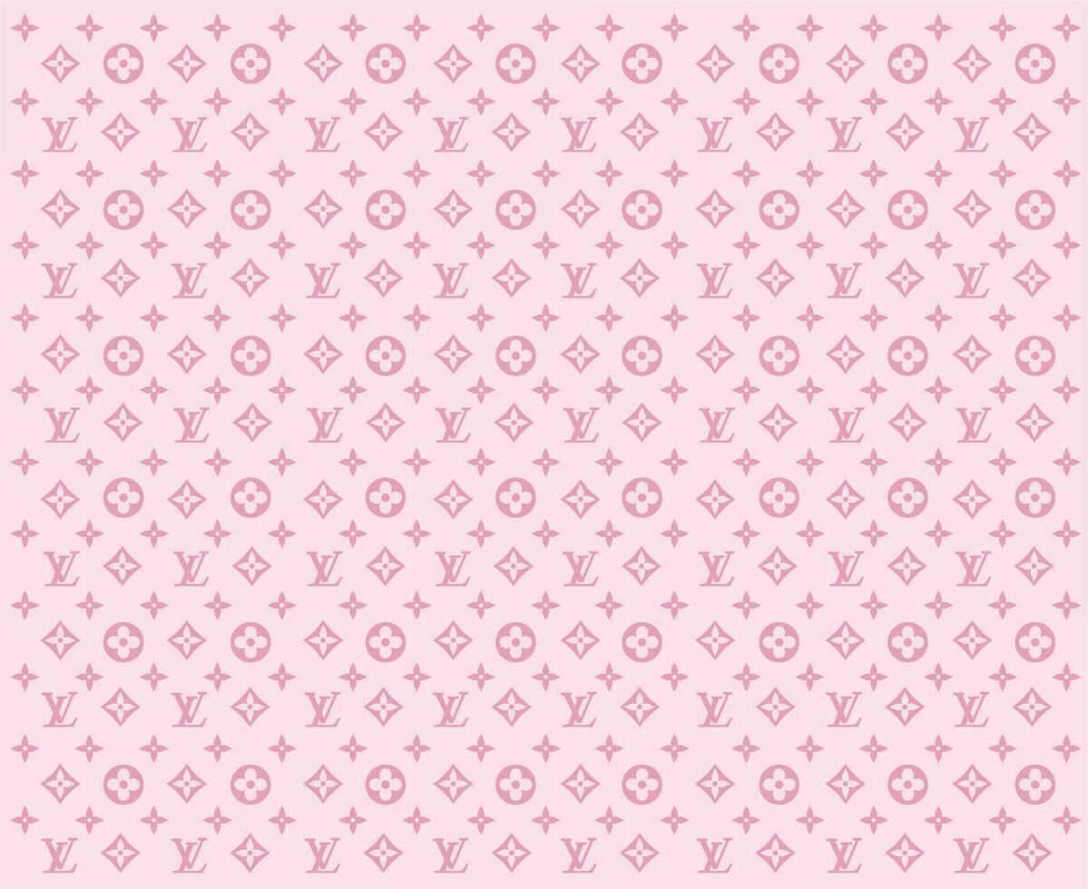 Louis Vuitton Background Brand Logo Pink Symbol Design Clothes Fashion  Vector Illustration 23871133 Vector Art at Vecteezy
