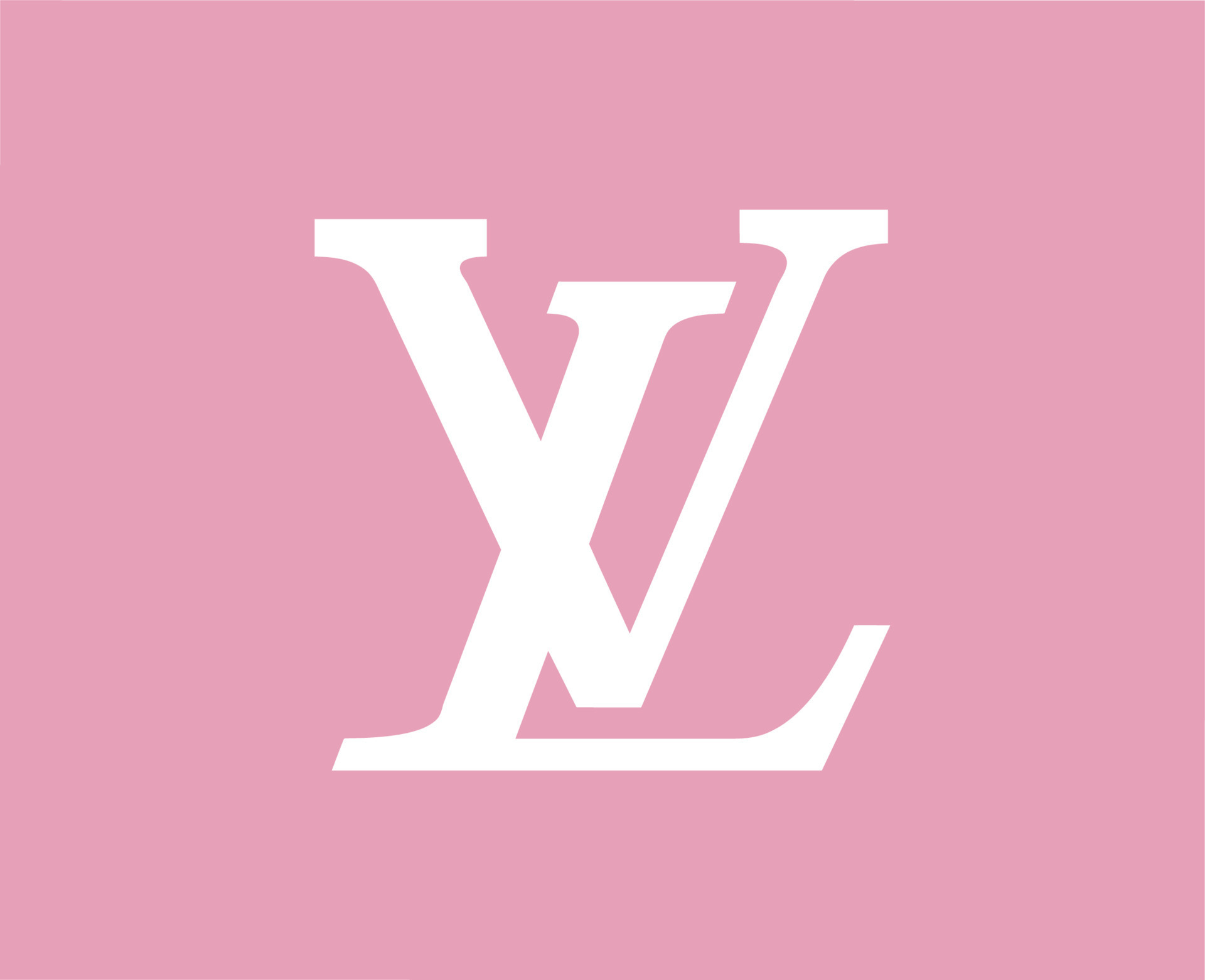 Louis Vuitton Logo Brand Fashion Pink Design Symbol Clothes Vector  Illustration 23871116 Vector Art at Vecteezy