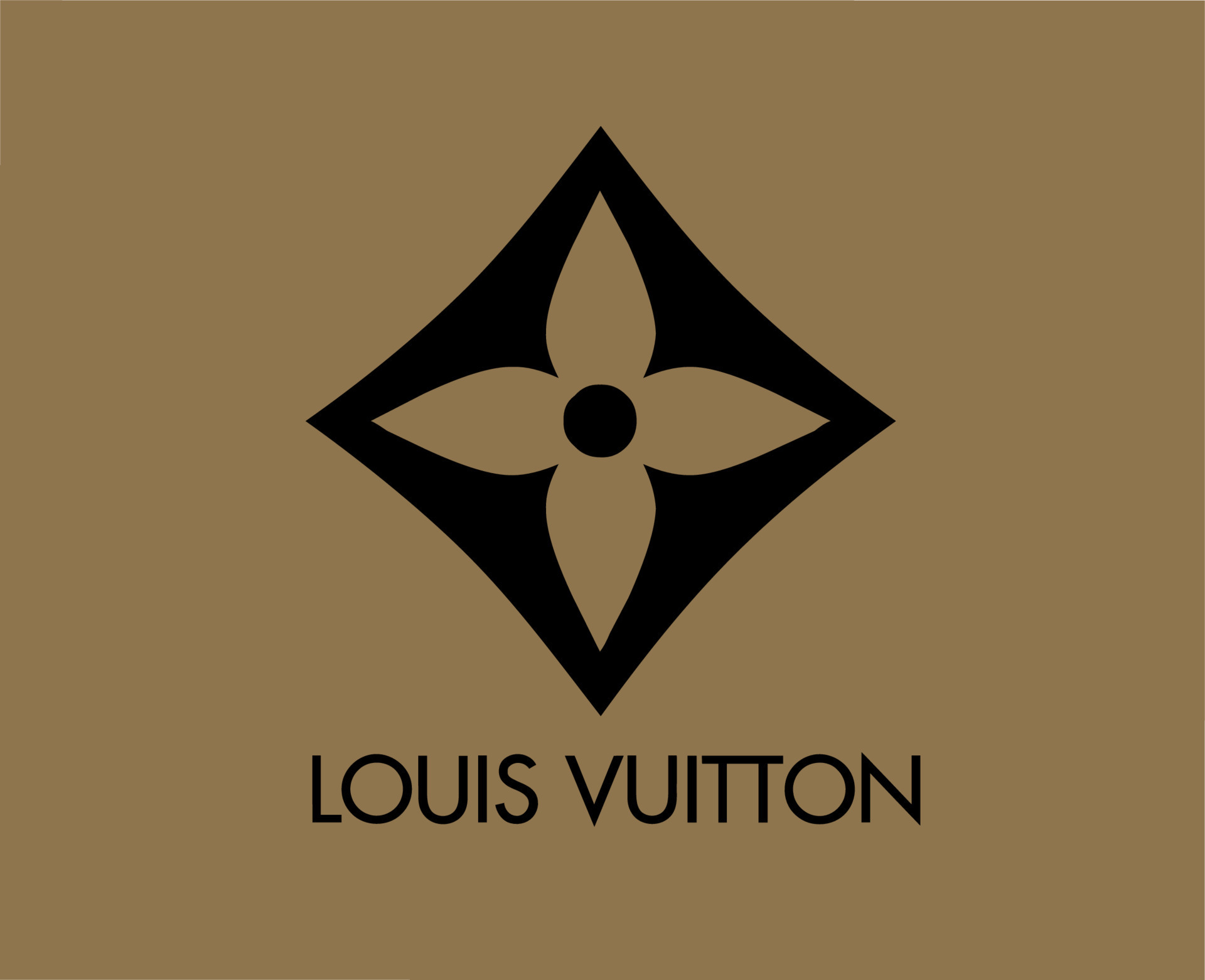 Louis Vuitton Background Brand Logo Brown Symbol Design Clothes Fashion  Vector Illustration 23871251 Vector Art at Vecteezy