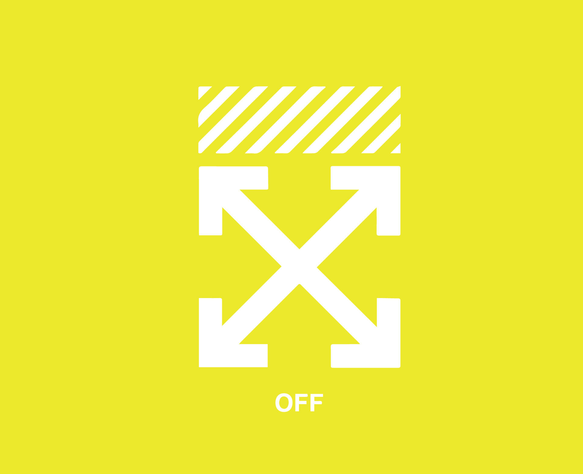 Off-White Brand Logo Symbol White Design Clothes Icon Abstract Vector ...