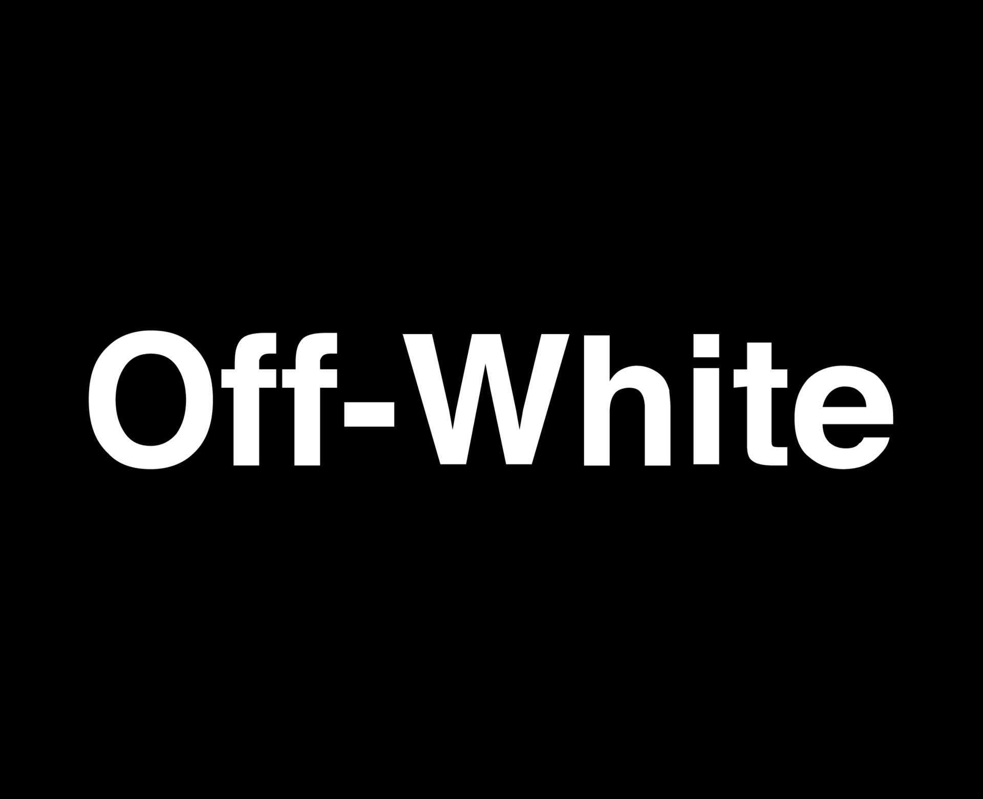 Off-White Logo Brand Symbol White Design Clothes Icon Abstract Vector  Illustration With Black Background 23871734 Vector Art at Vecteezy