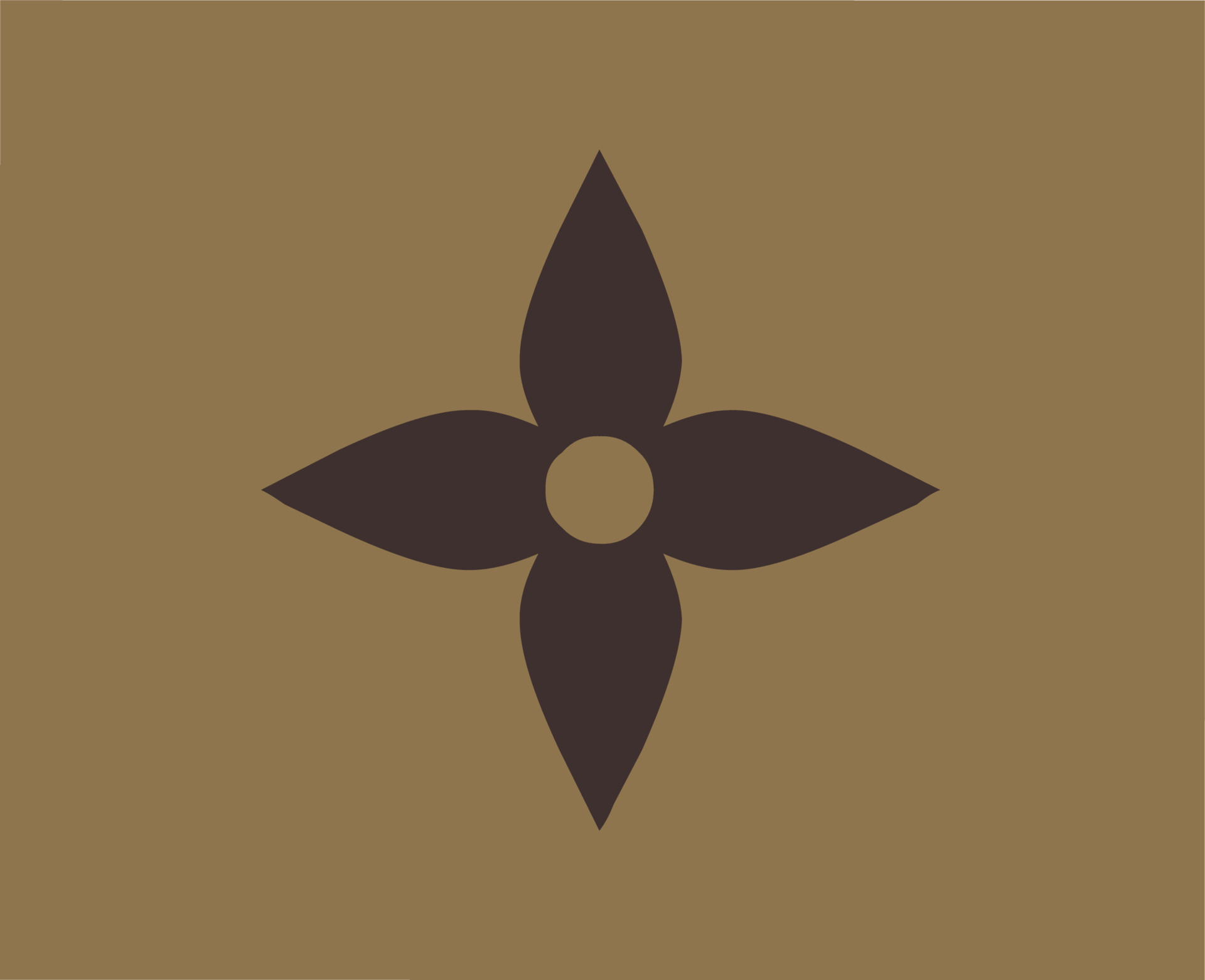 Louis Vuitton Logo Brand Fashion Brown Design Symbol Clothes