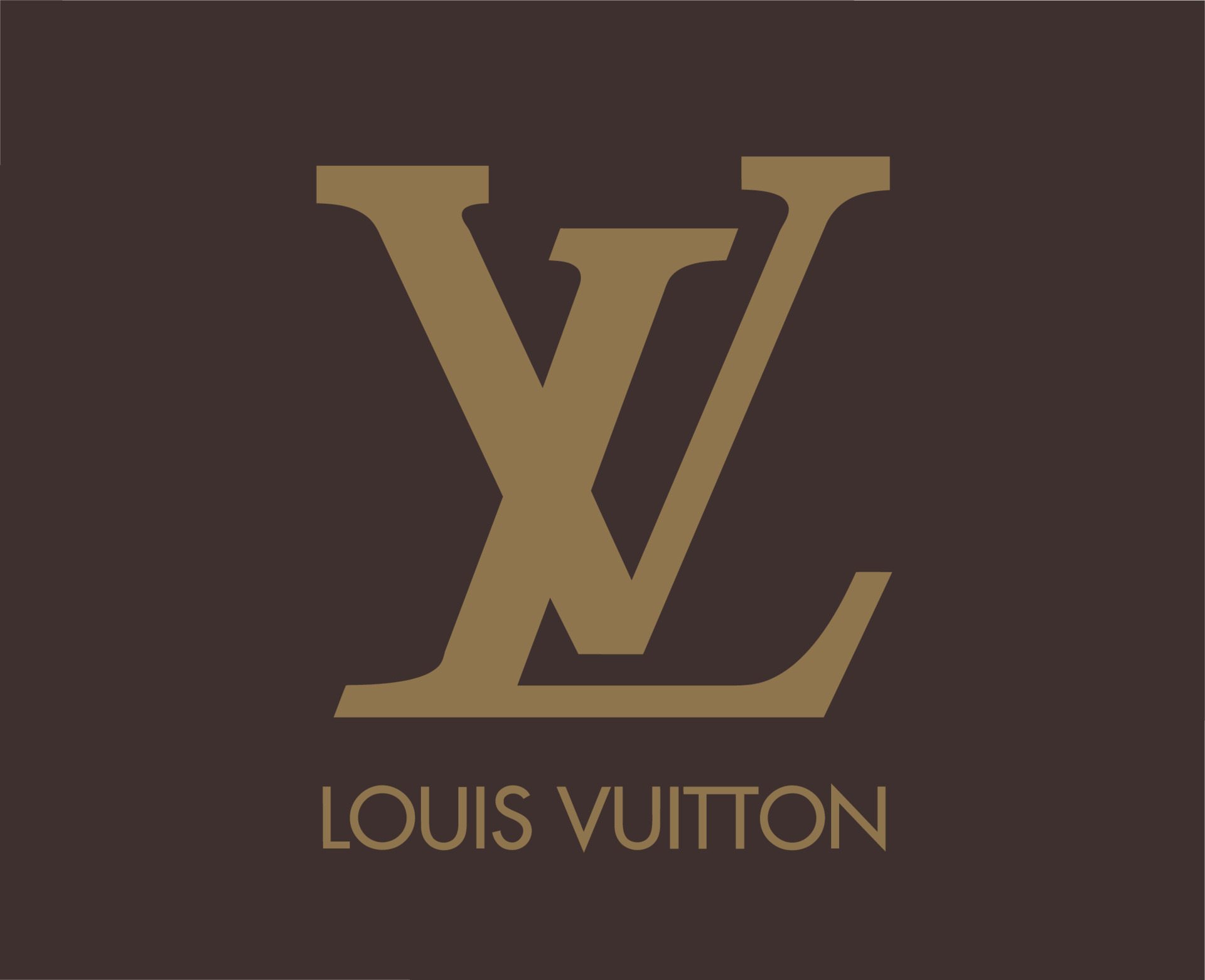 Louis Vuitton Brand Logo Fashion Brown Design Symbol Clothes Vector  Illustration 23871568 Vector Art at Vecteezy