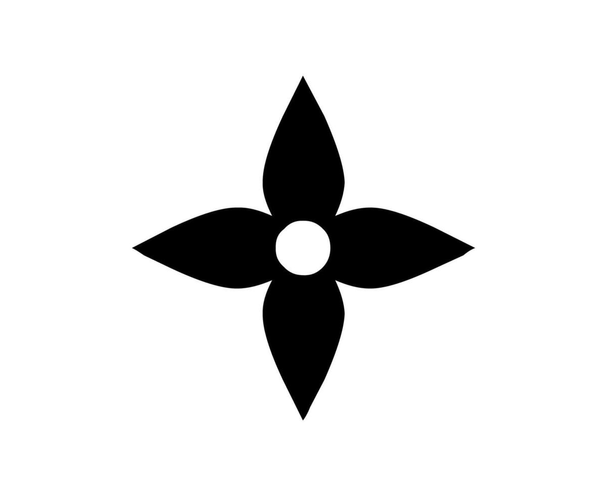 Louis Vuitton Brand Logo Fashion Black Design Symbol Clothes Vector Illustration 23871694 Vector