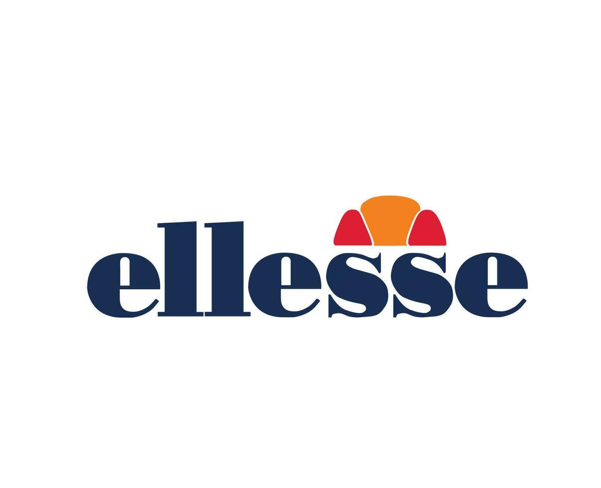 Ellesse Brand Logo Symbol Design Clothes Fashion Vector Illustration