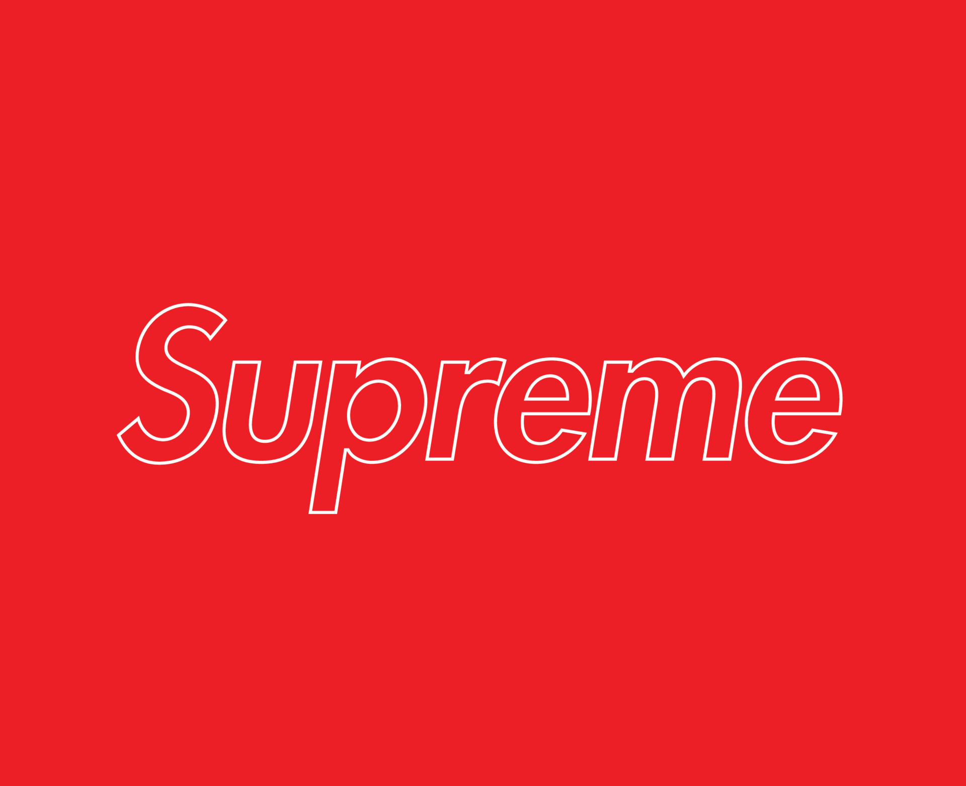 supreme logo wallpaper