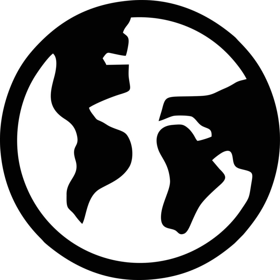 Globe planet earth icon symbol vector image