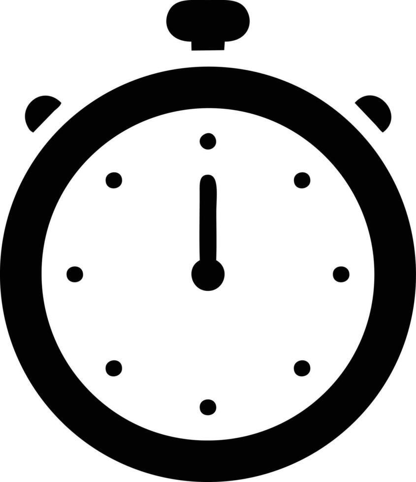 Clock icon symbol design image. Illustration of the alarm watch time isolated vector image. EPS 10