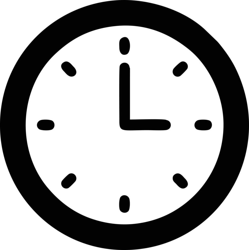 Clock icon symbol design image. Illustration of the alarm watch time isolated vector image. EPS 10