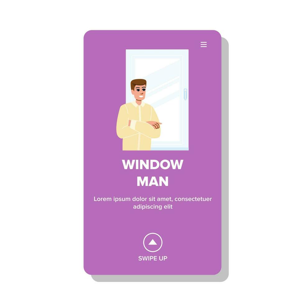 window man vector