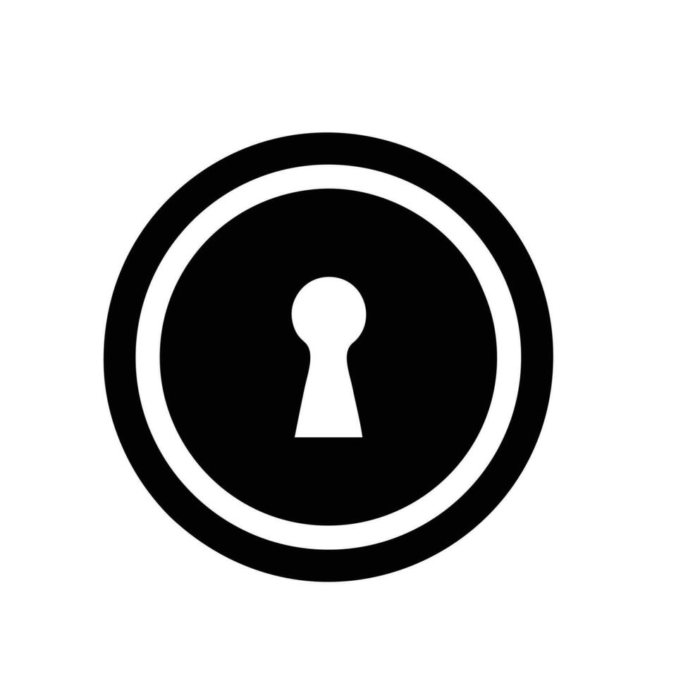 Lock security icon symbol vector image. Illustration of the key secure access system vector design. EPS 10