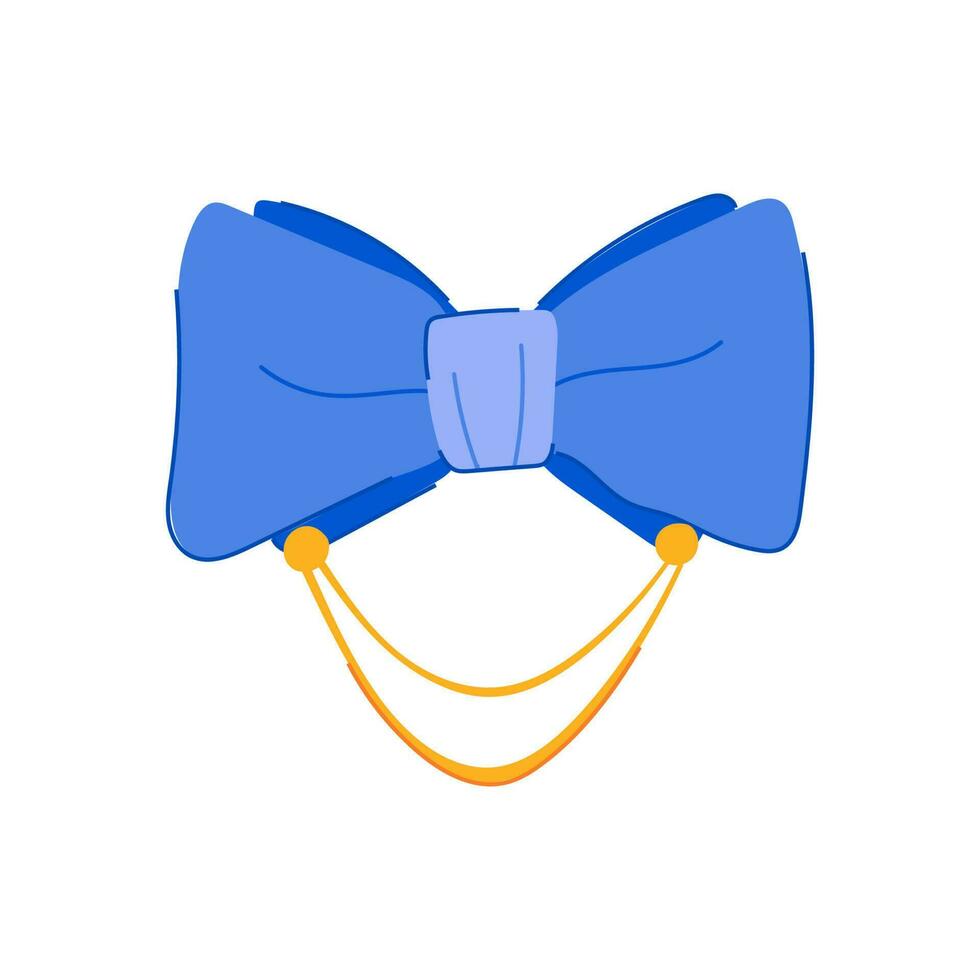 tie bow ties men cartoon vector illustration