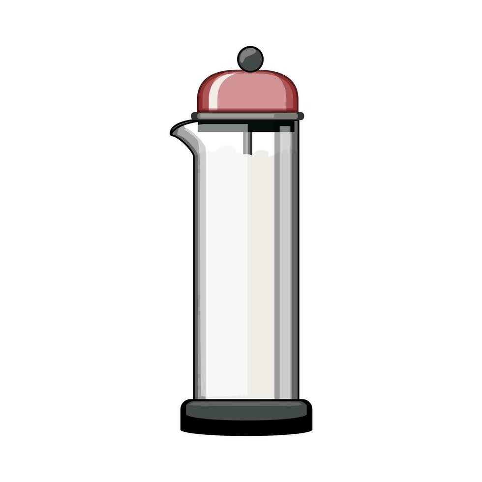 blender milk frother cartoon vector illustration