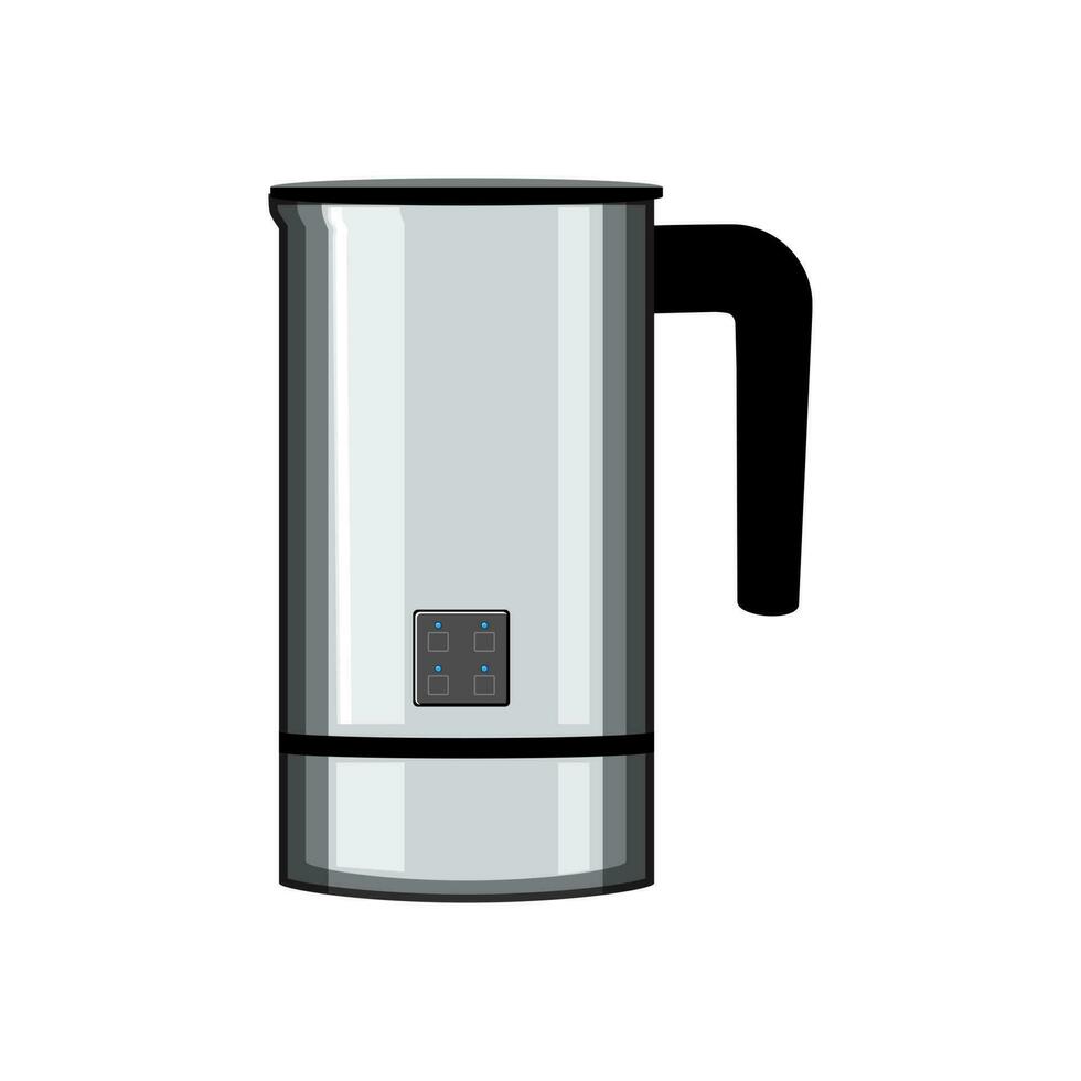 mixer milk frother cartoon vector illustration