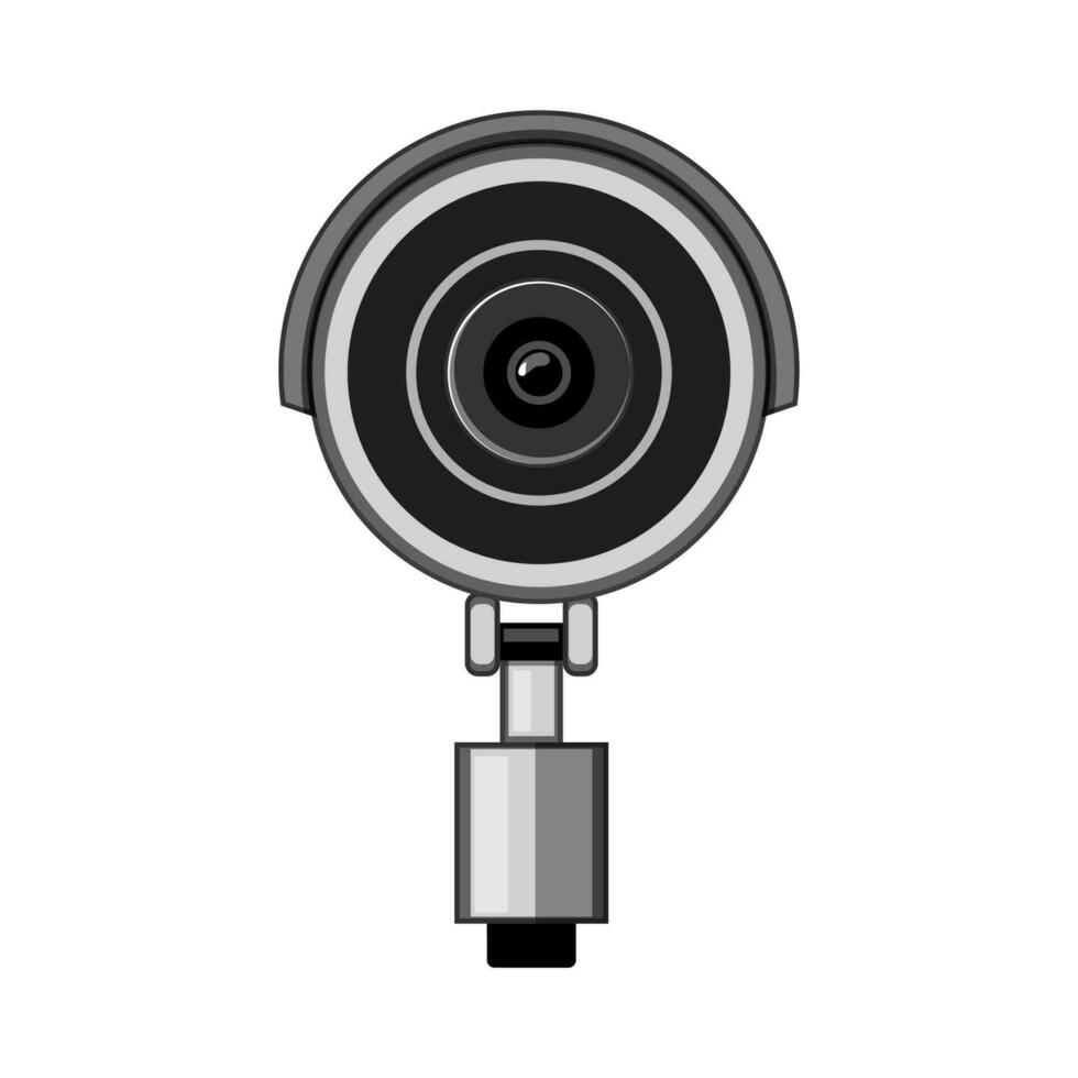 system ip camera cartoon vector illustration