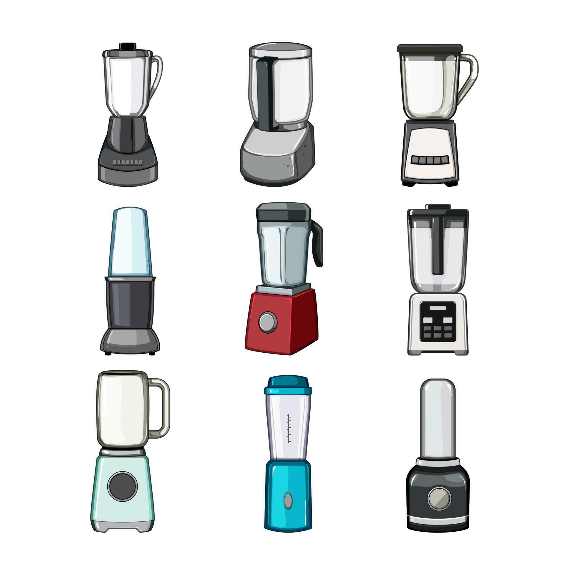 blender kitchen set cartoon vector illustration 23872917 Vector Art at