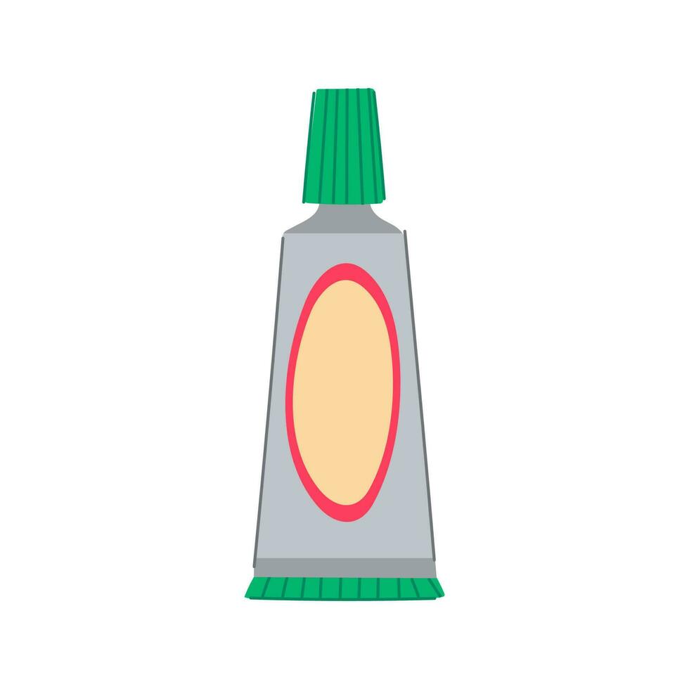 school glue bottle cartoon vector illustration