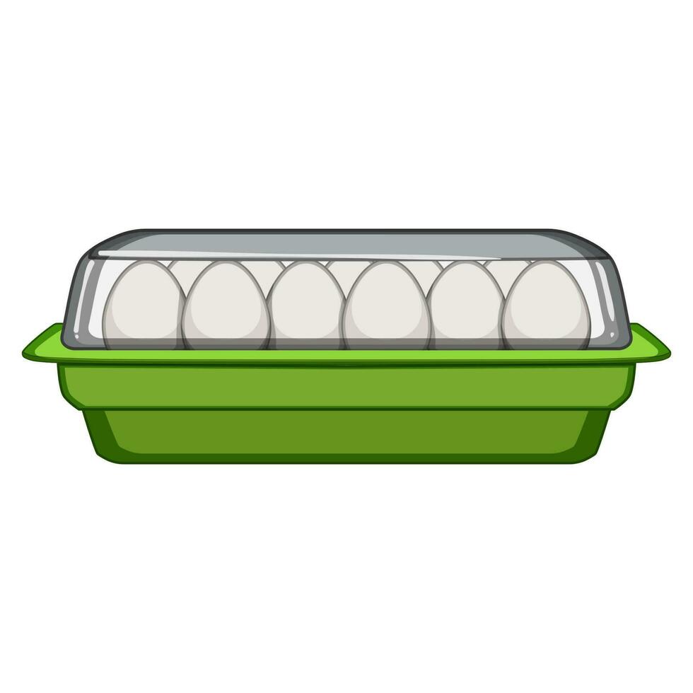 appliance egg cooker cartoon vector illustration