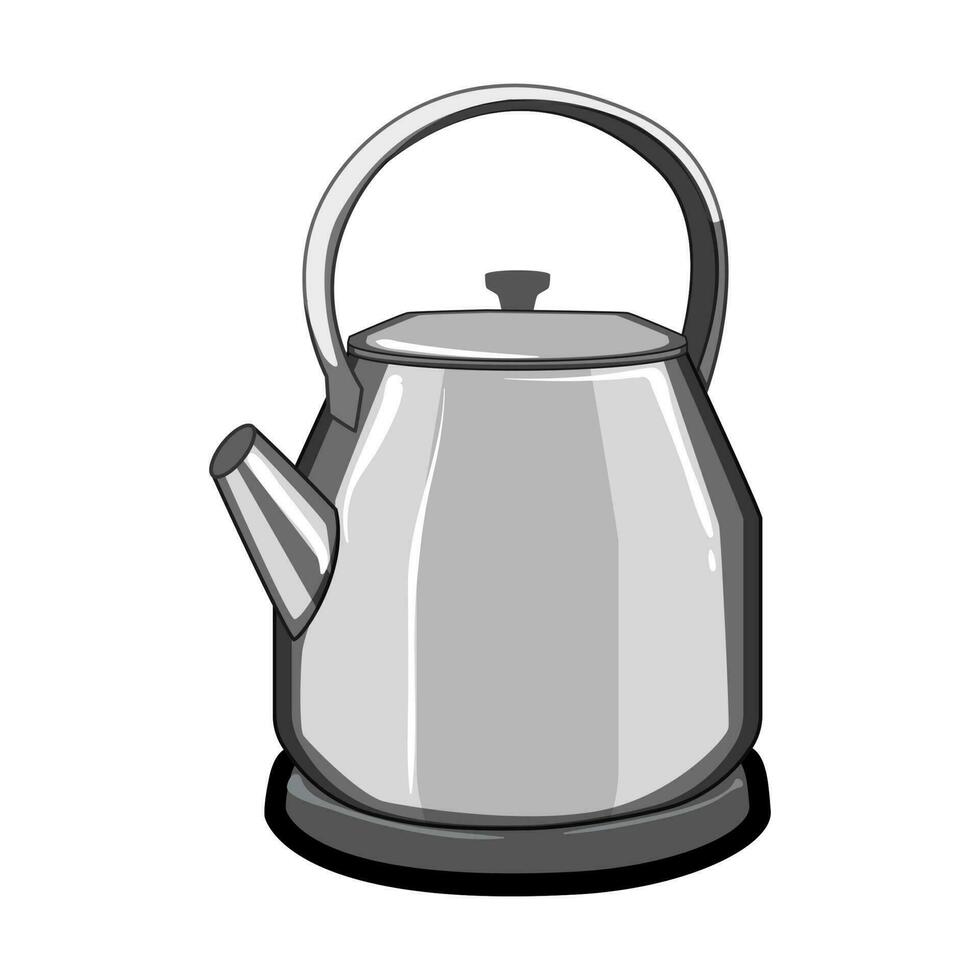 drink electric kettle cartoon vector illustration