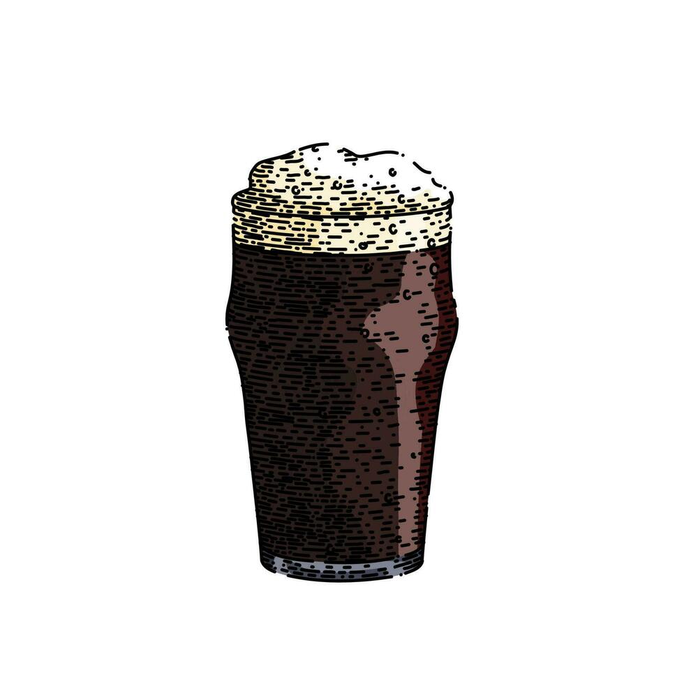 beer ale cup sketch hand drawn vector