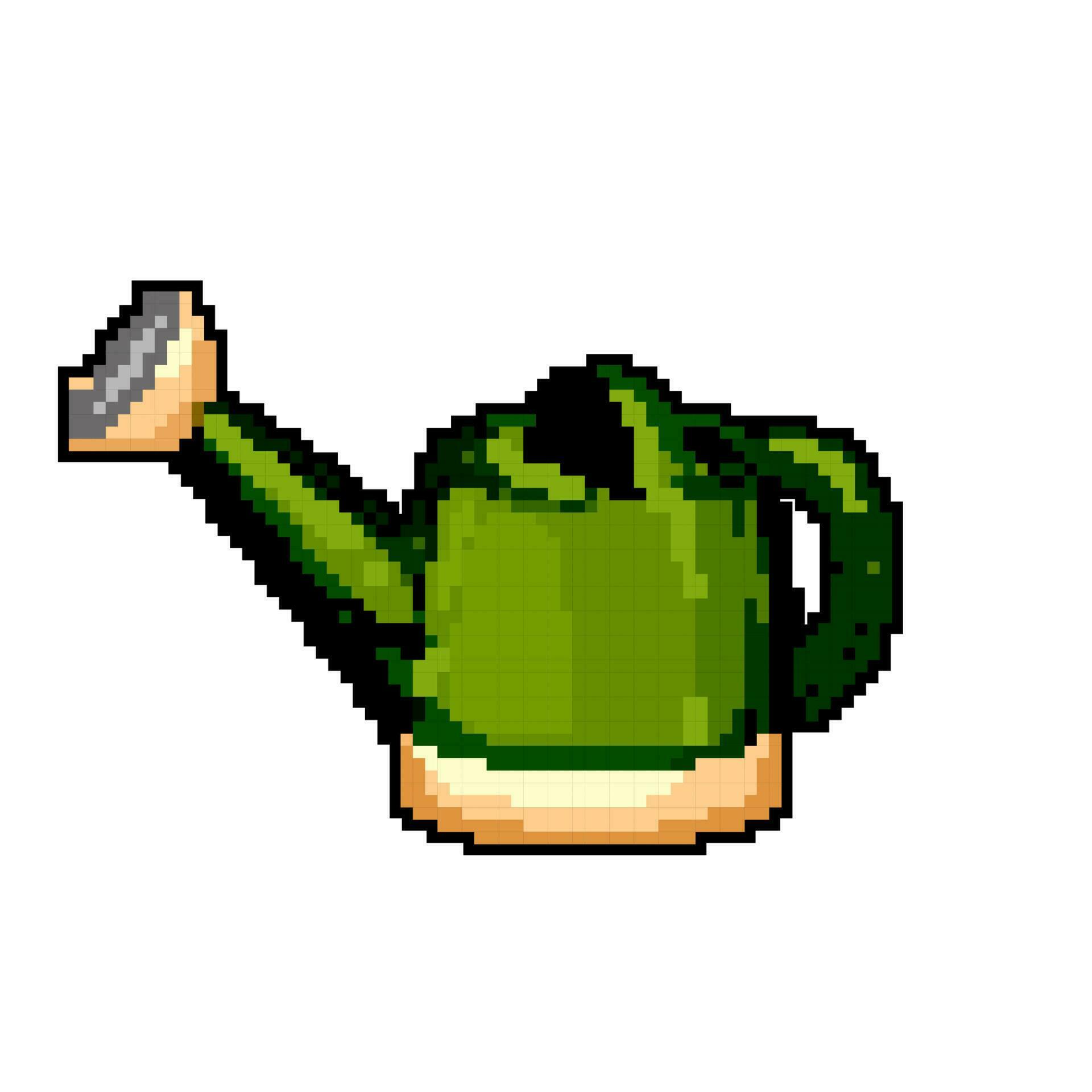 spring watering can game pixel art vector illustration 23873247 Vector