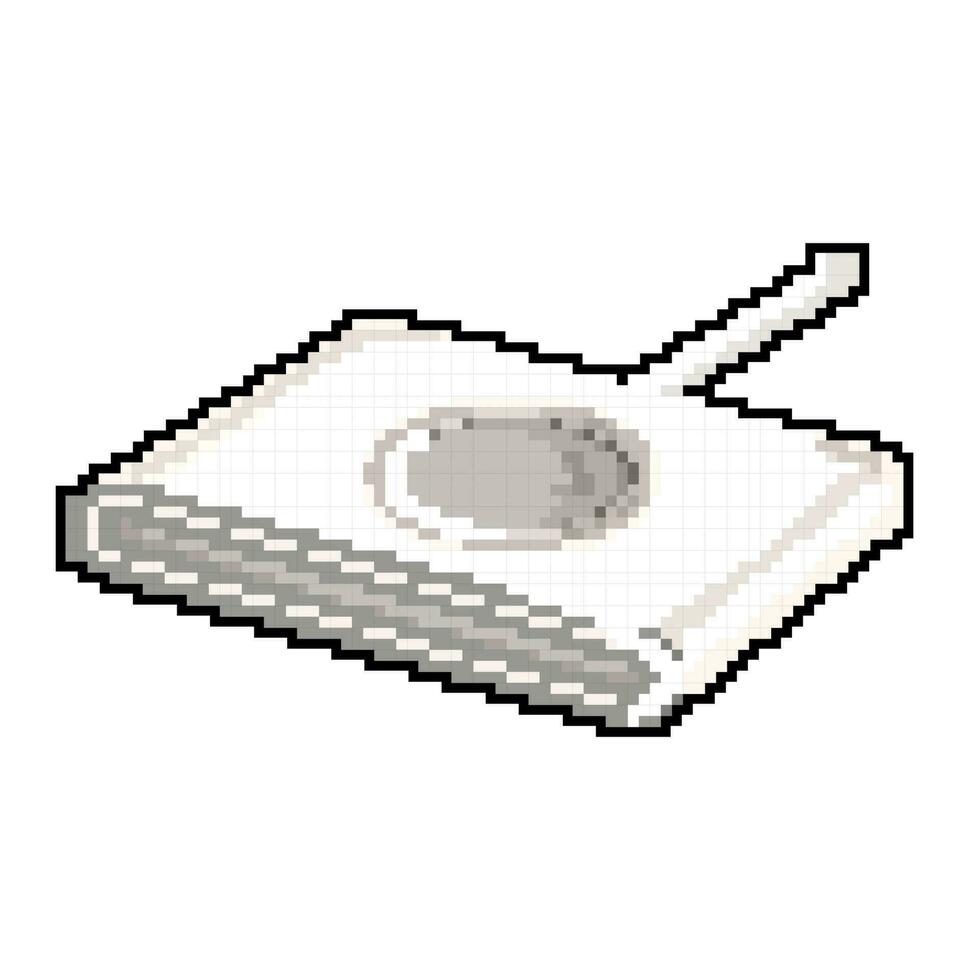 teléfono inalámbrico cargador juego píxel Arte vector ilustración