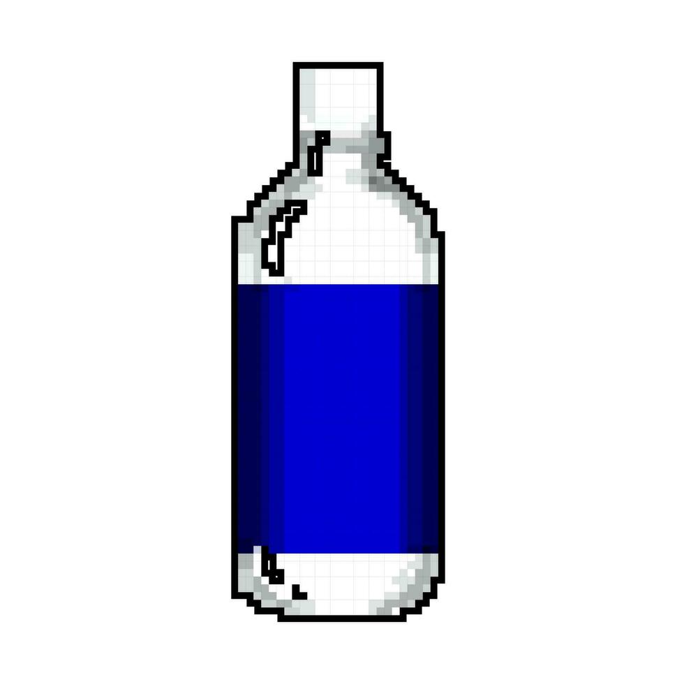 sano vinagre botella juego píxel Arte vector ilustración