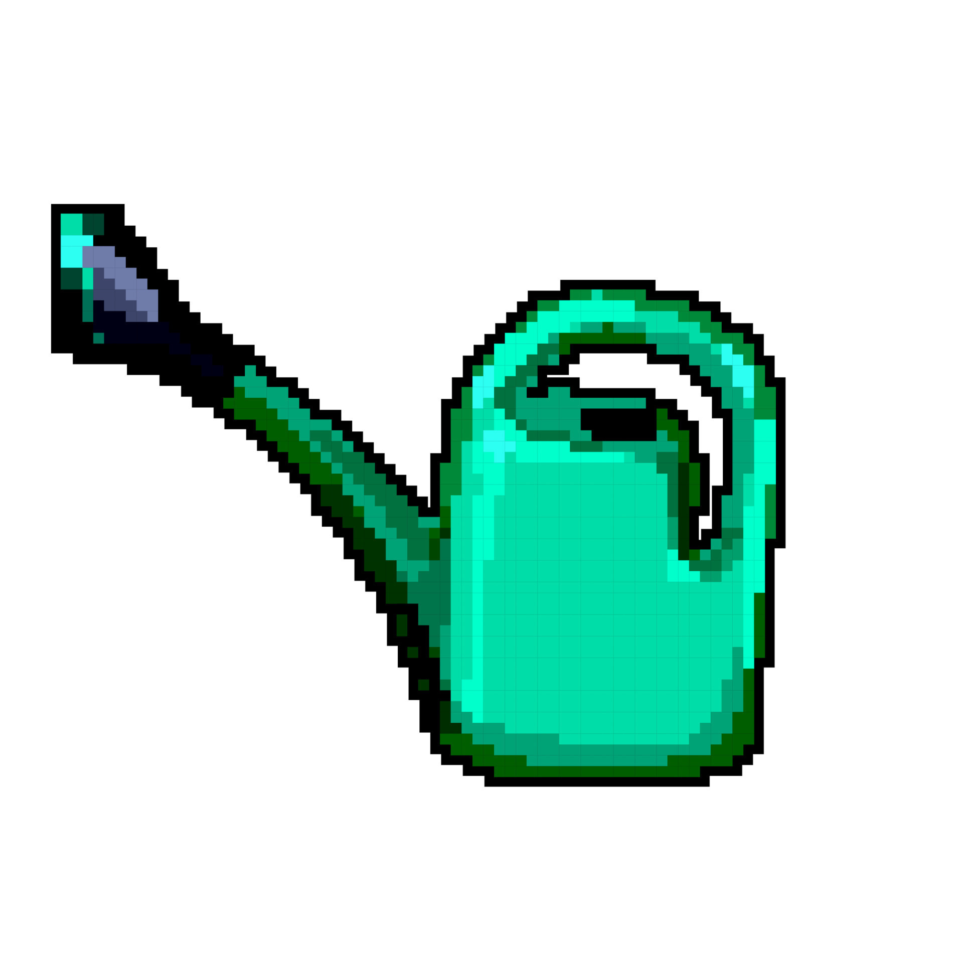 growth watering can game pixel art vector illustration 23873273 Vector