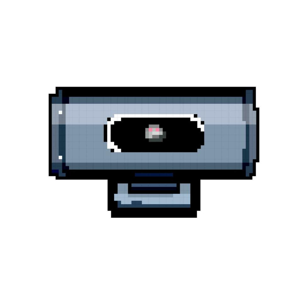 digital web camera game pixel art vector illustration