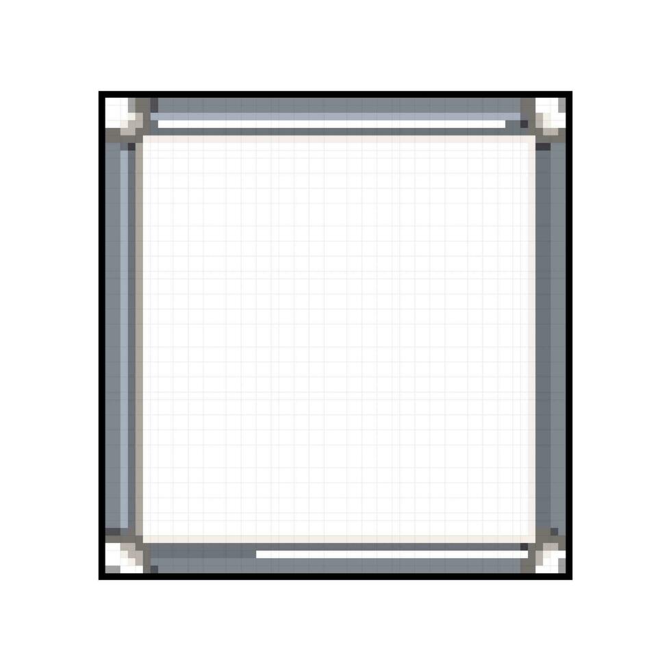 presentation whiteboard school game pixel art vector illustration