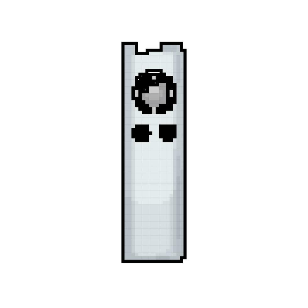 home tv remote game pixel art vector illustration