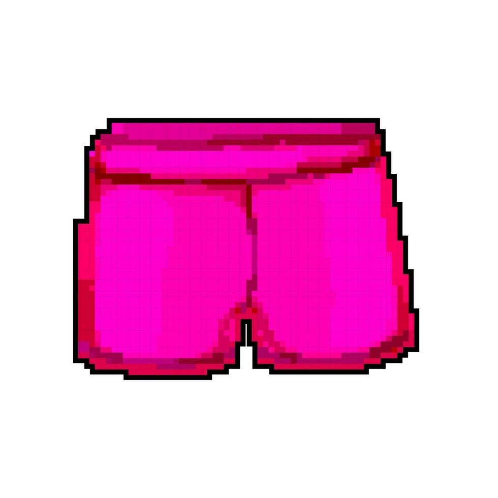 baños traje de baño hombres juego píxel Arte vector ilustración