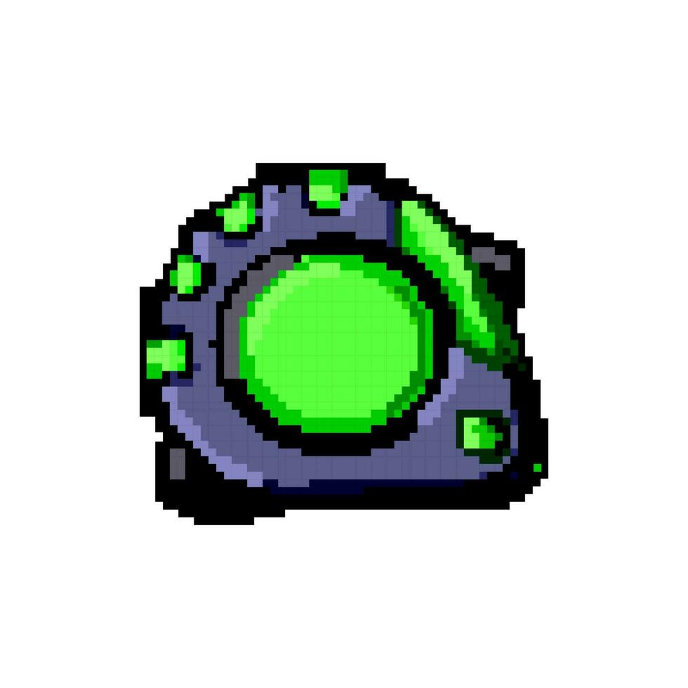 tool tape measure game pixel art vector illustration