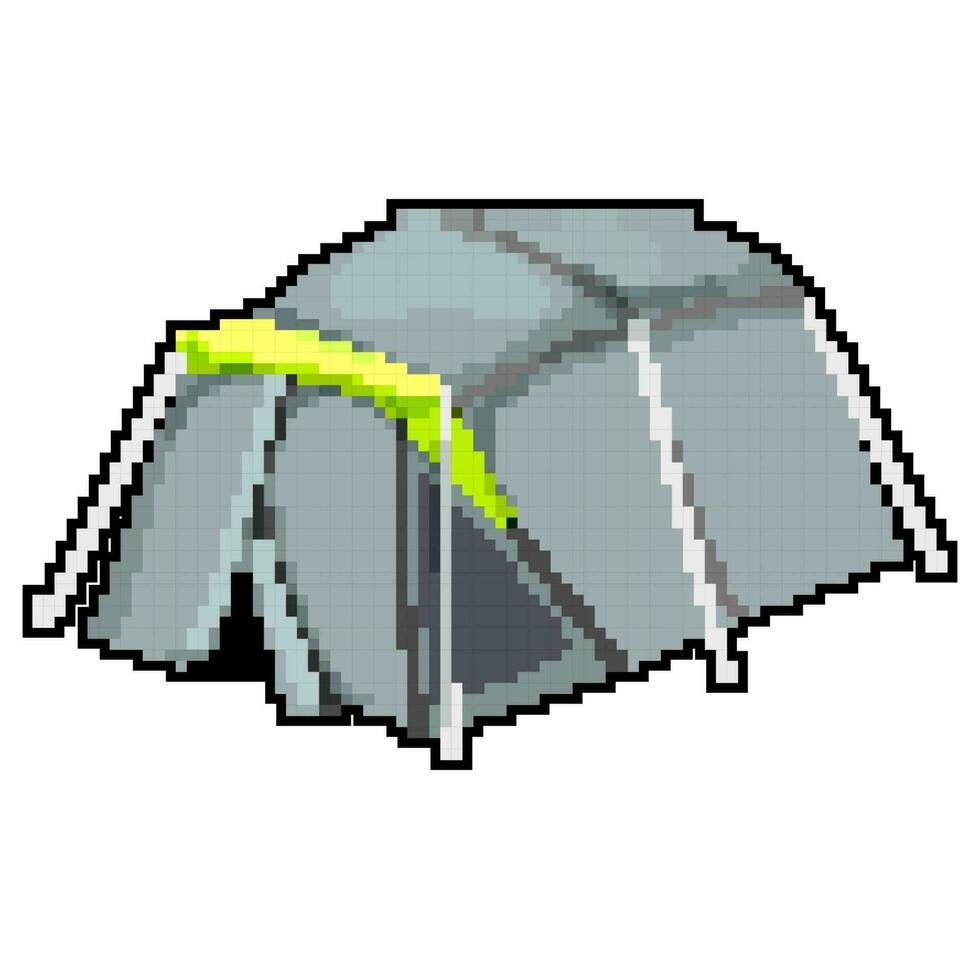 ilustración de vector de icono de color de campamento de tienda de senderismo
