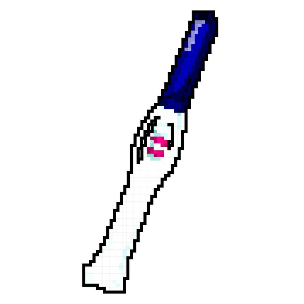 positive pregnant test game pixel art vector illustration