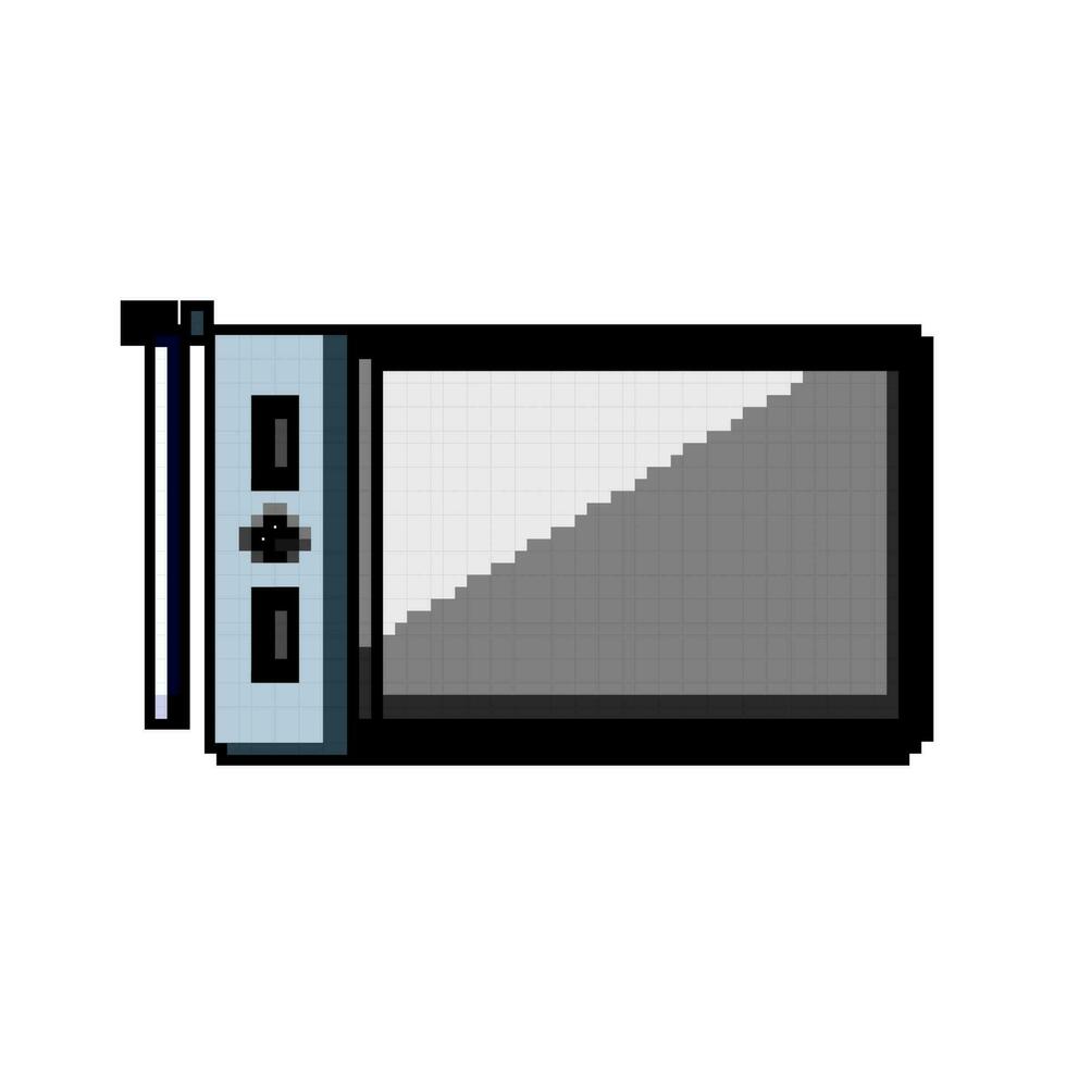 equipment pen display game pixel art vector illustration