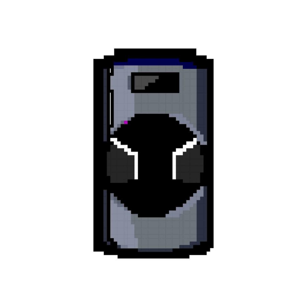 volume partybox sound game pixel art vector illustration