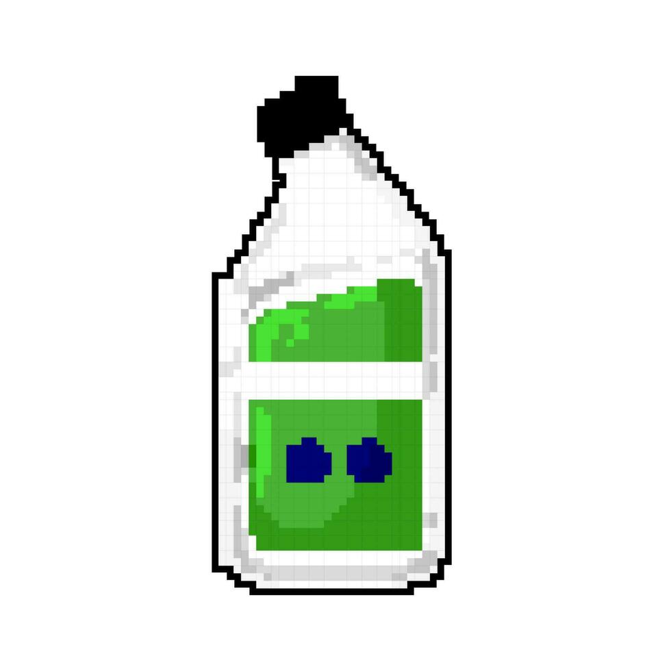 detergent toilet cleaner game pixel art vector illustration