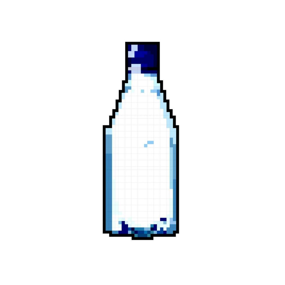 Fresco mineral agua botella juego píxel Arte vector ilustración