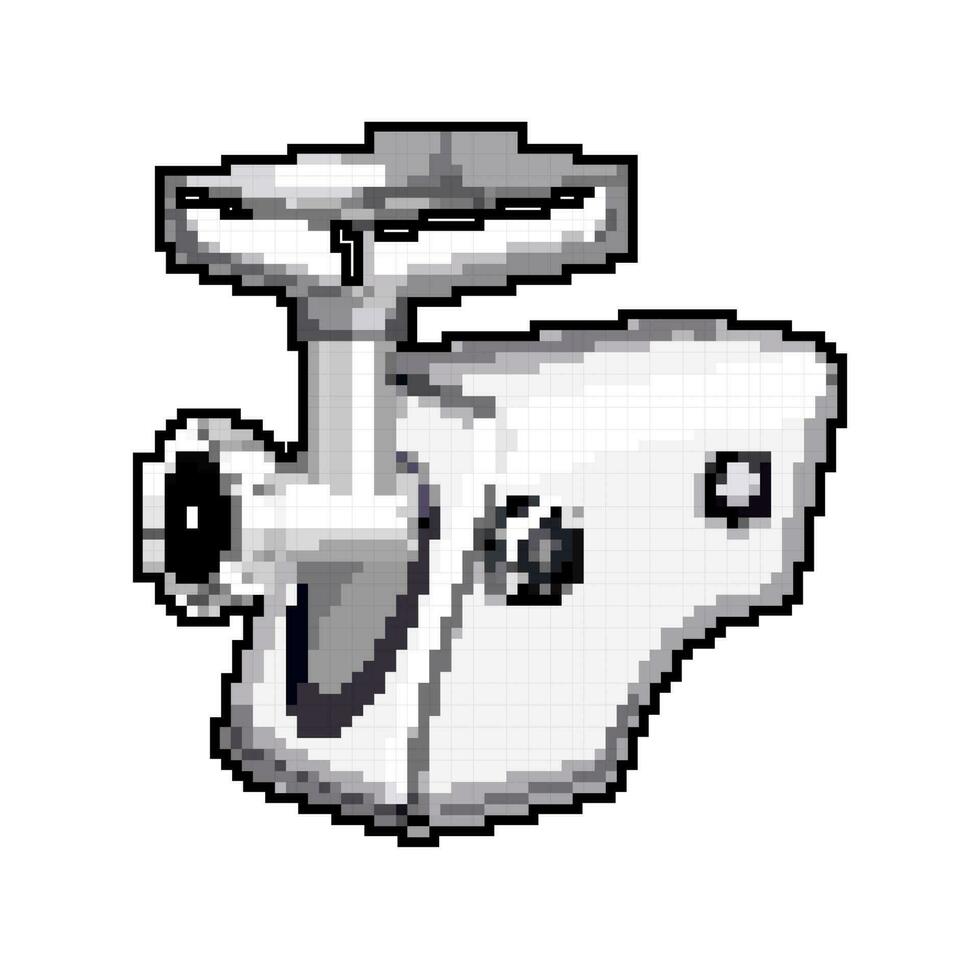 cooking meat grinder game pixel art vector illustration