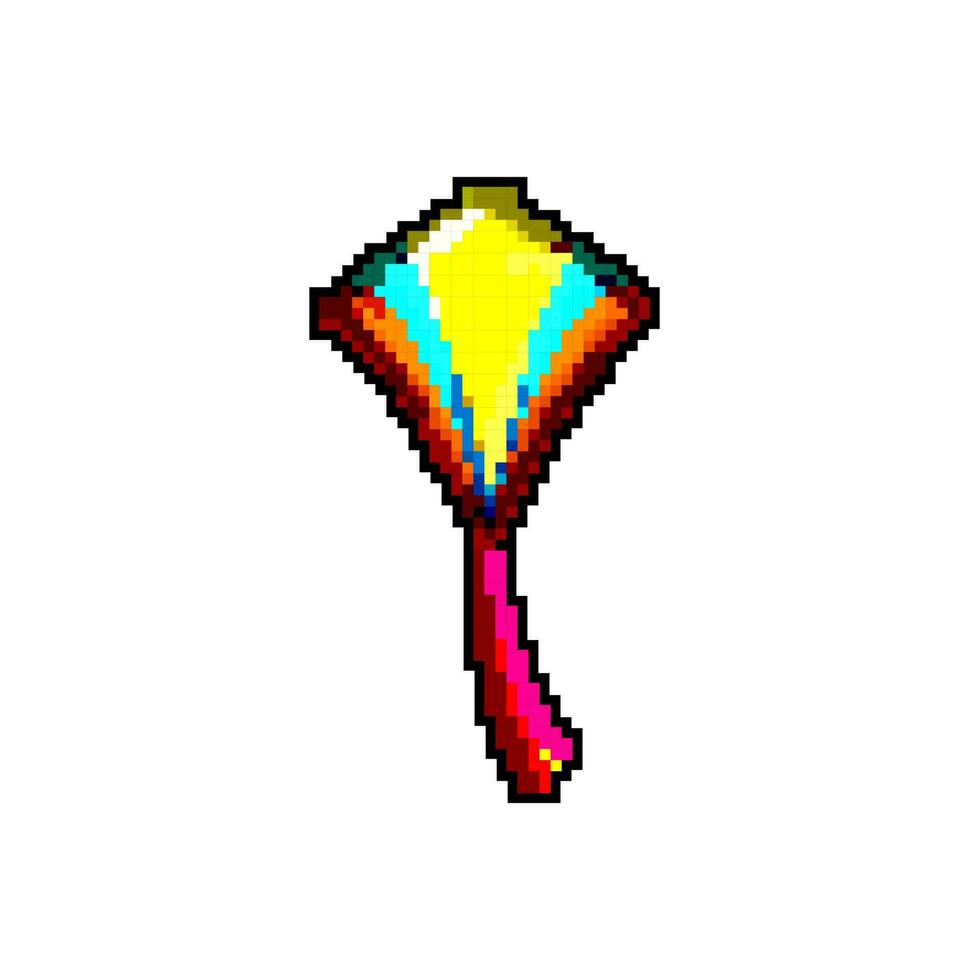 leisure kite sky game pixel art vector illustration