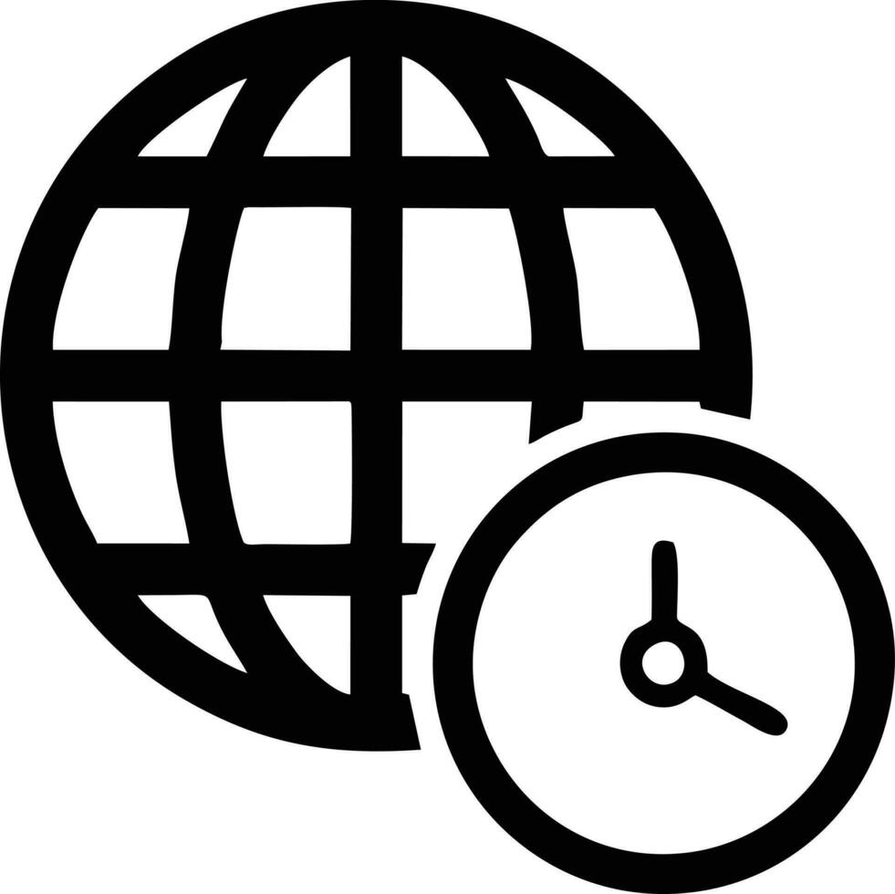 globo planeta tierra icono símbolo vector imagen