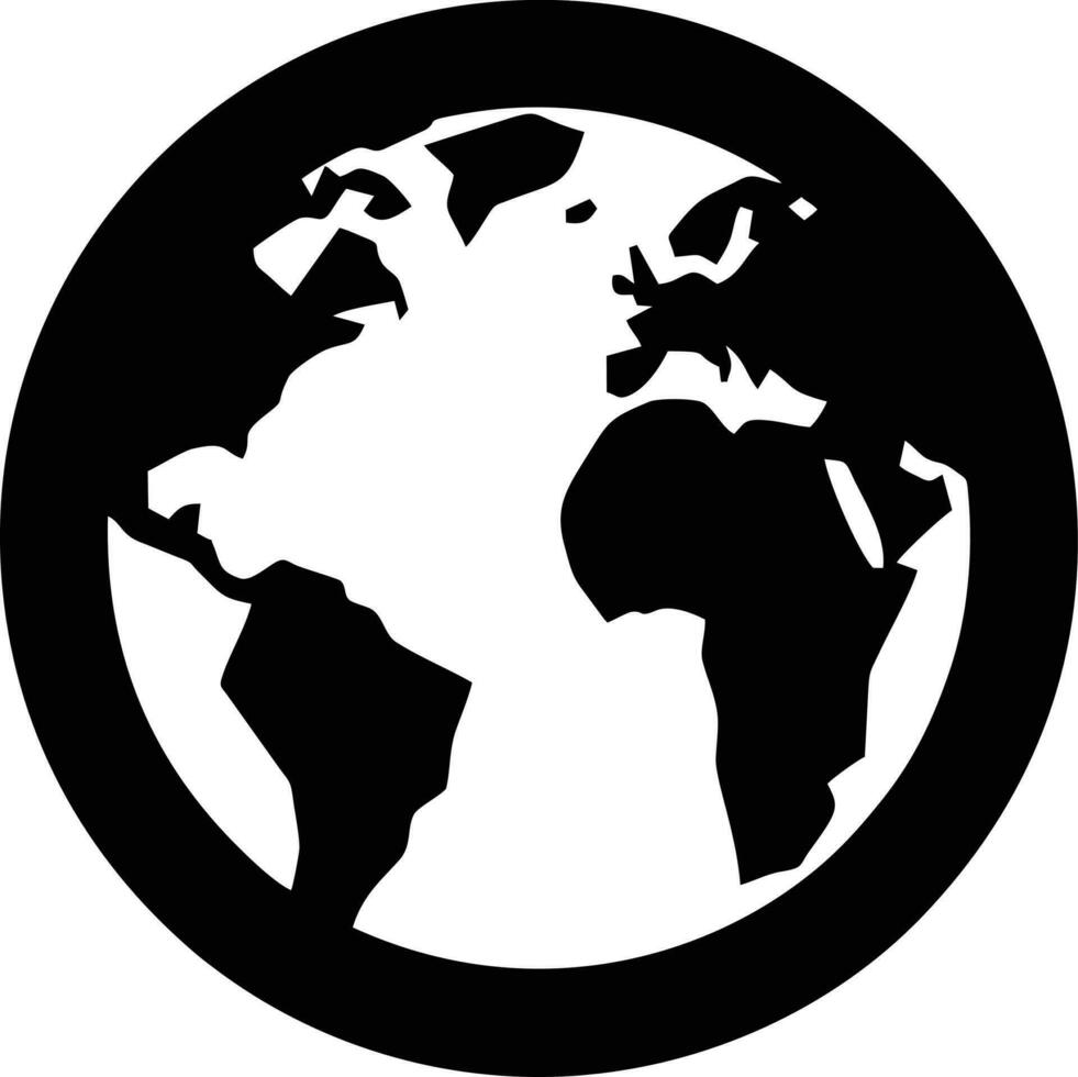 Globe planet earth icon symbol vector image