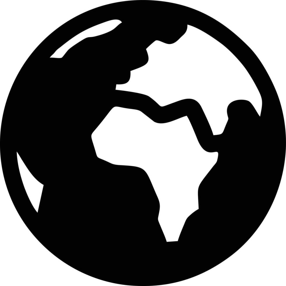 Globe planet earth icon symbol vector image
