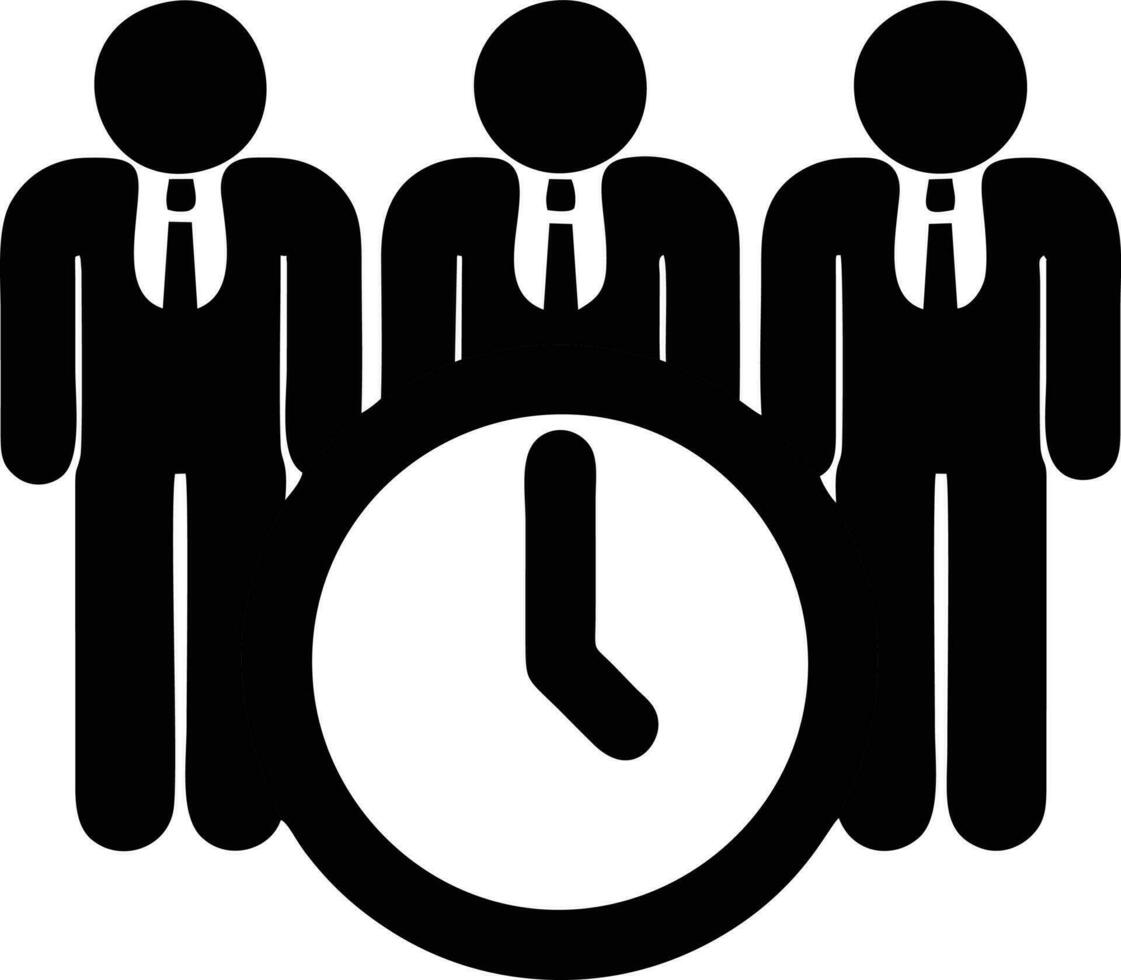 Clock icon symbol design image. Illustration of the alarm watch time isolated vector image. EPS 10