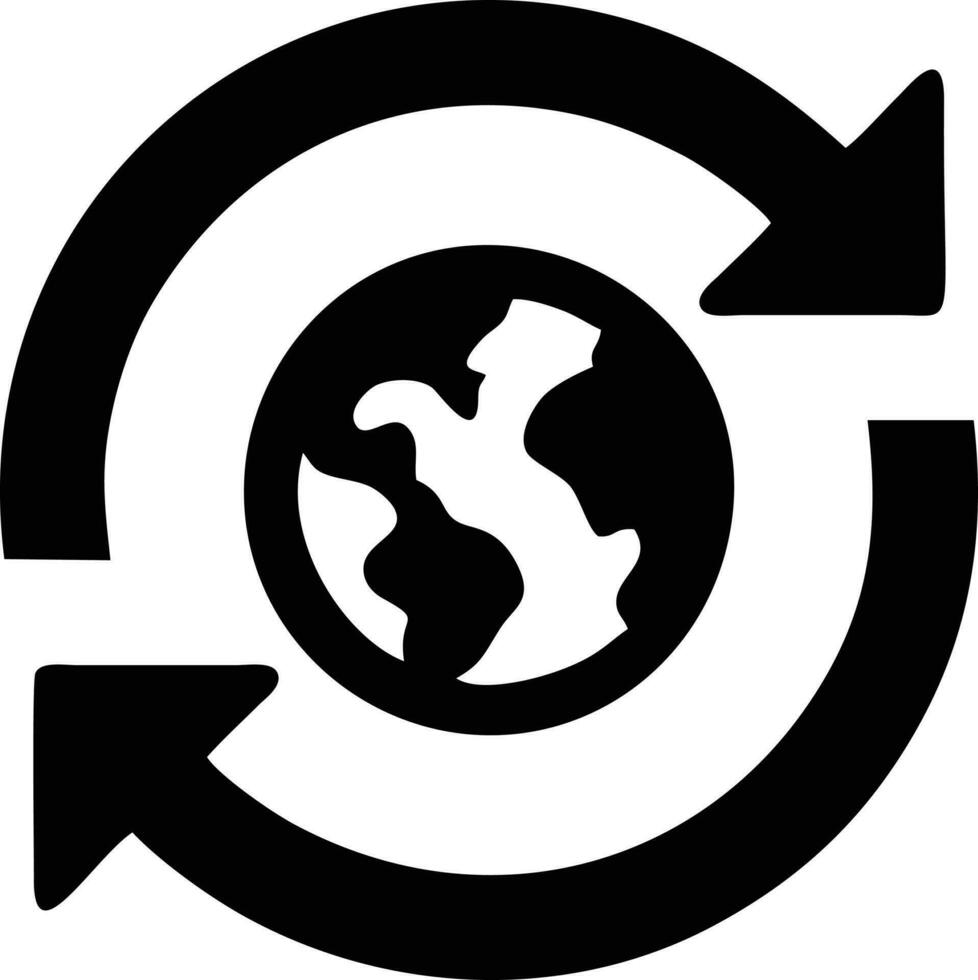 Globe planet earth icon symbol vector image