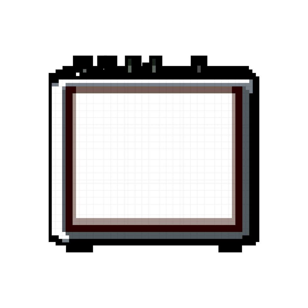 audio guitar amplifier game pixel art vector illustration