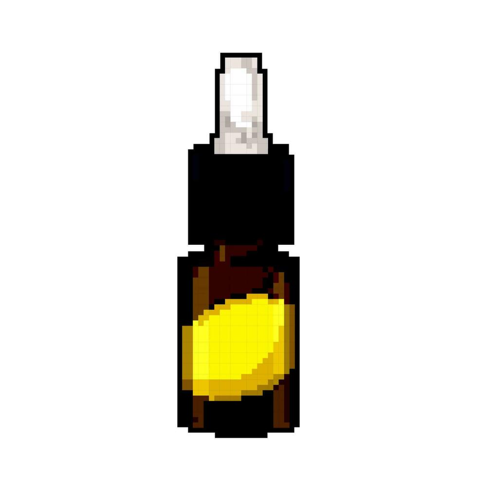 Ilustración de vector de icono de color de aceite de fragancia cosmética
