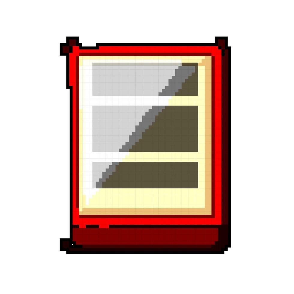 modern ebook reader game pixel art vector illustration