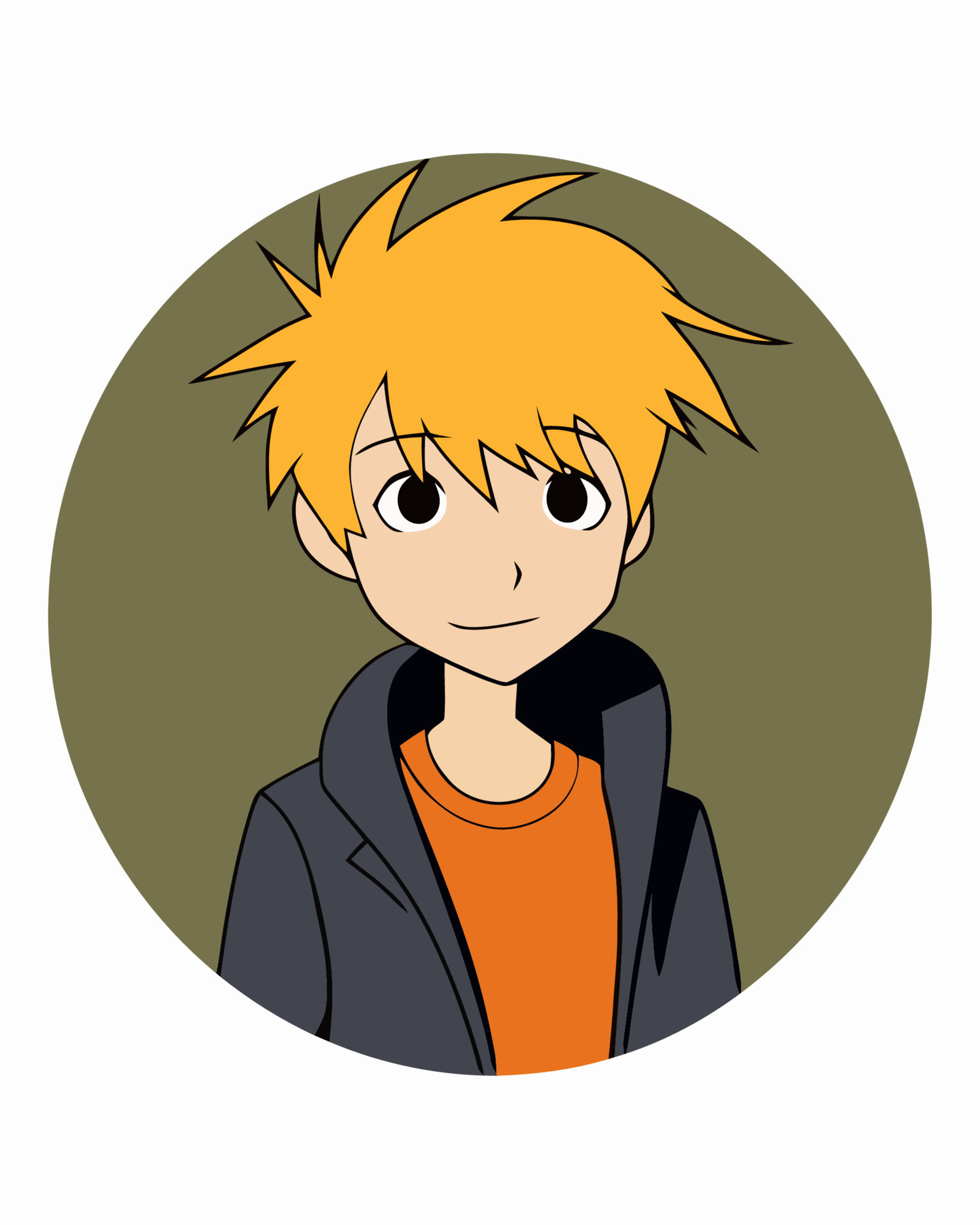Anime Boy With Shummer Clothes Vector - Anime Logo Icon PNG Image |  Transparent PNG Free Download on SeekPNG